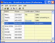 Voicent BroadcastByPhone Autodialer screenshot